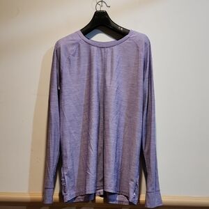 Eddie Bauer Purple Long Sleeve Tee